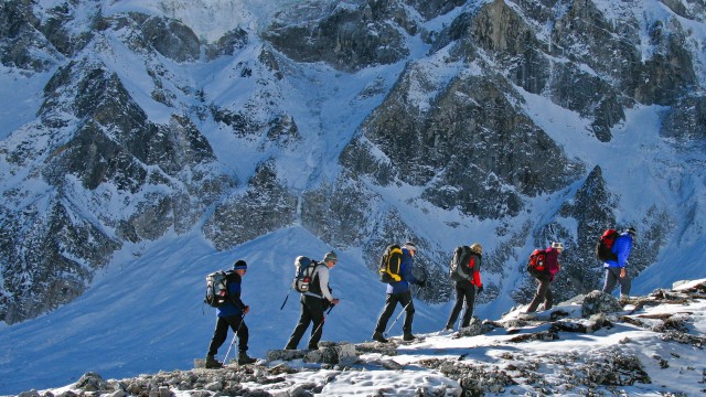 Manaslu Trek Aufstieg Larke Pass