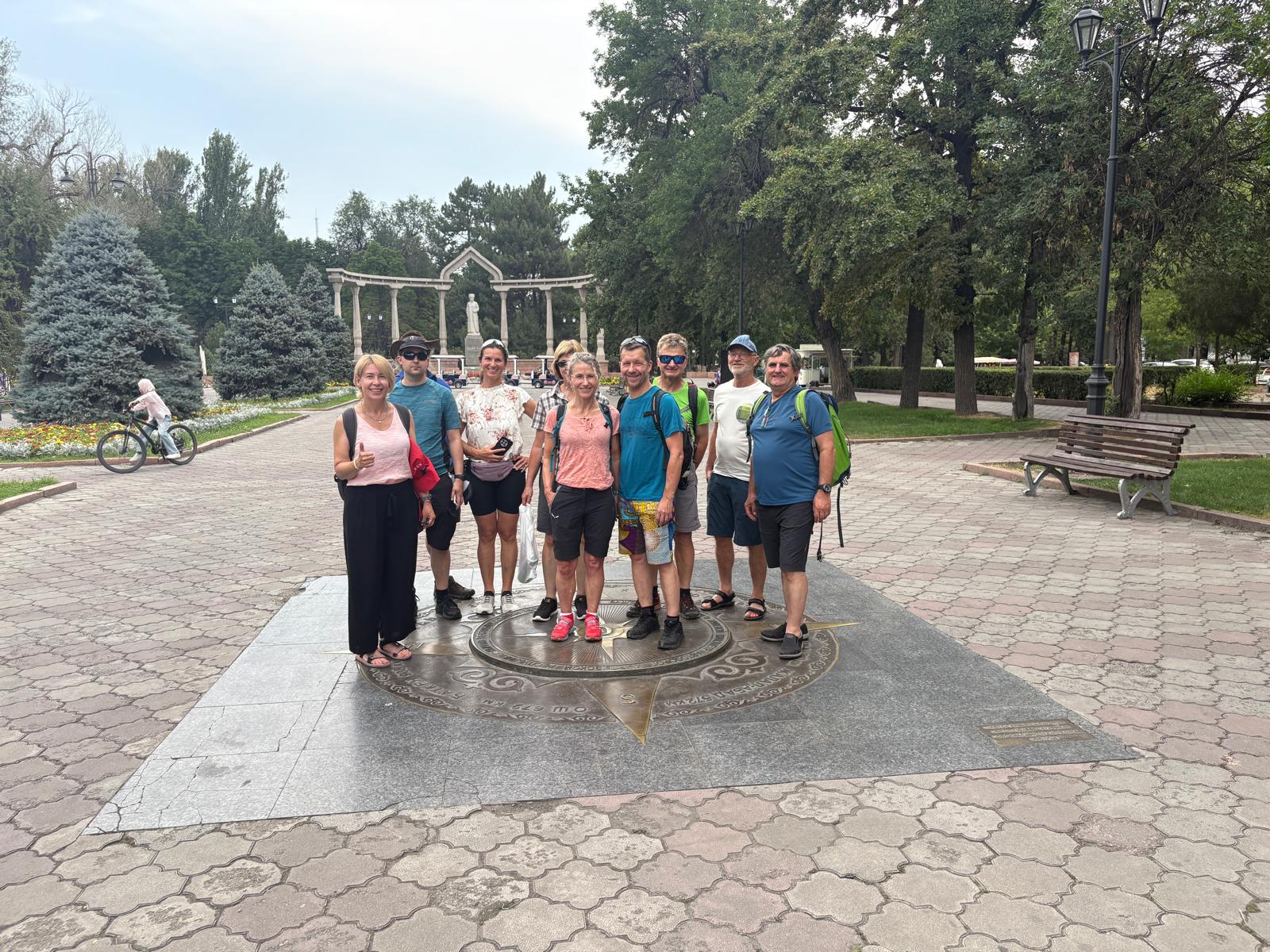 Unsere Reisegruppe in Bishkek