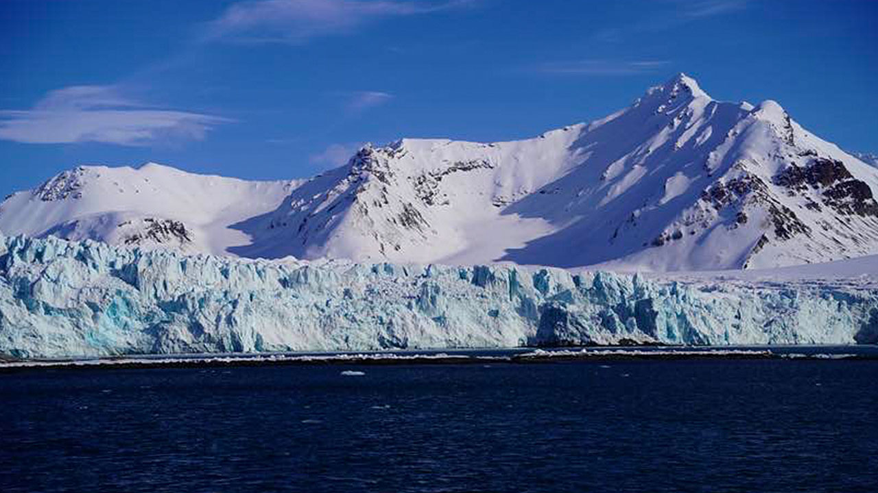 Dahlbreenbukkta Bucht in Spitzbergen