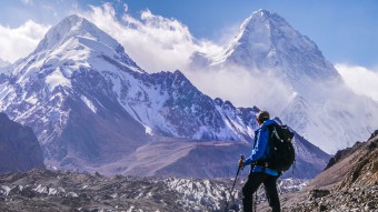 Trek zum nördlichen Basislager des K2 in China
