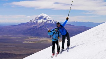 Skitour bolivien Parinacota