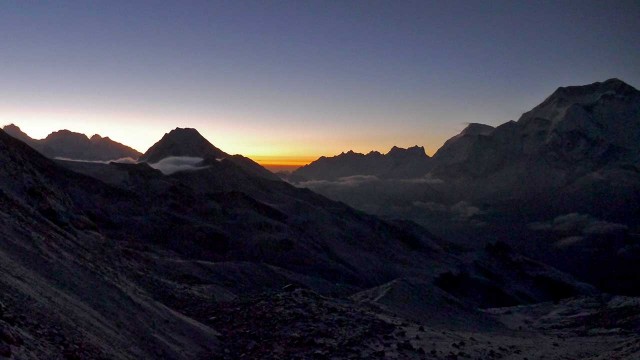 Annapurna Massiv Sonnenaufgang Sunrise