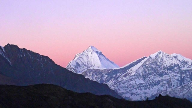 Dhaulagiri Sonnenaufgang sunrise Annapurna Umrundung