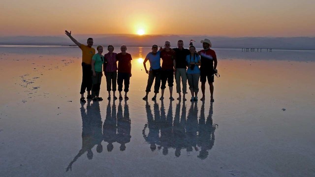 Äthiopien Danakil Senke Sonnenuntergang