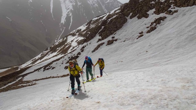 Skitour am Gol-e-Zard (3400m)