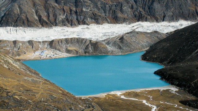 Gokyo See Ngozumpa Gletscher