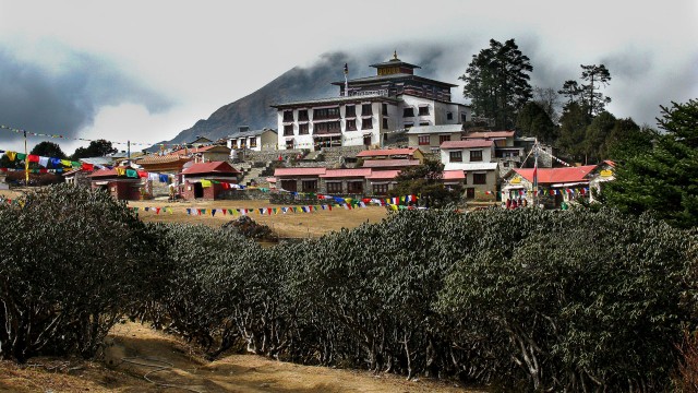 Das Kloster Tengboche in Nepal 