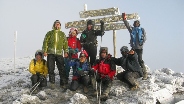 Kilimanjaro Besteigung Gipfel Uhuru Peak  