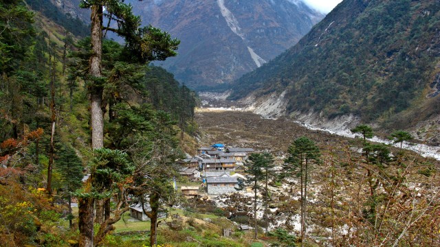 Dorf Khote am mera peak trek