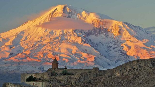 Armenien Chor-virap Ararat