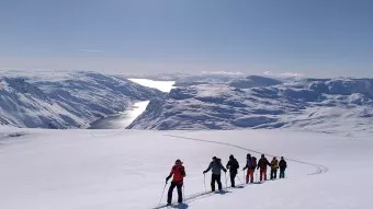 Skitouren im Seiland Nationalpark Skitouren im Seiland Nationalpark
