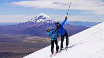 Skitour bolivien Parinacota