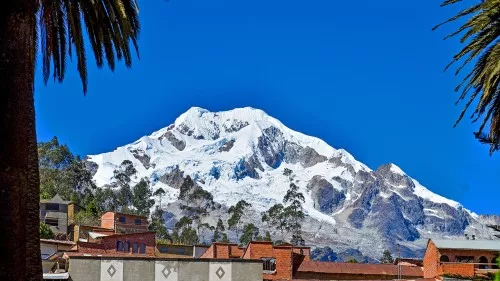 Der Ancohuma in der Cordillera Real in Bolivien. bolivien trekking