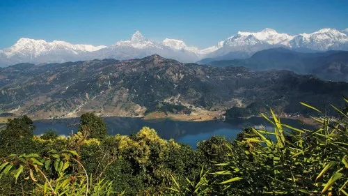 Blick auf den Annapurna Himal Annapurna himal