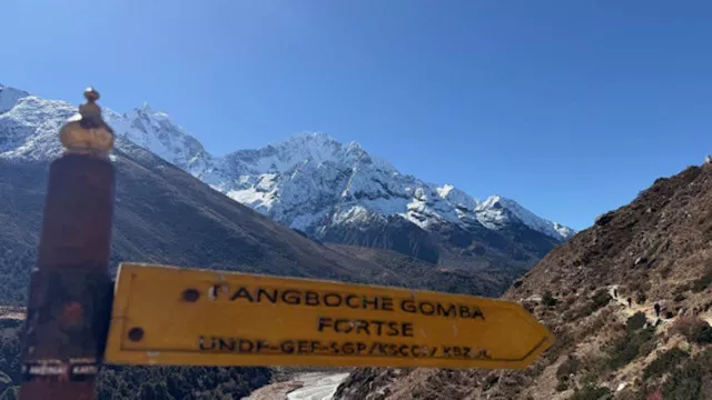 Abstieg-nach-Pangboche-3930-m Abstieg-nach-Pangboche-3930-m