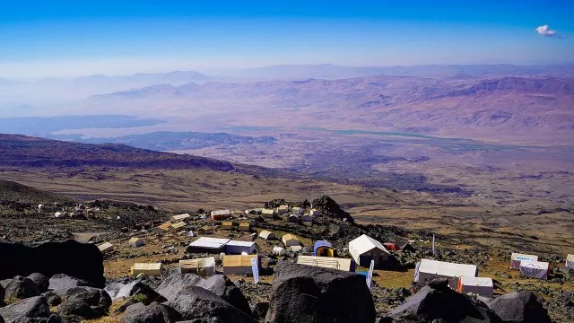 Das Basislager am Berg Ararat