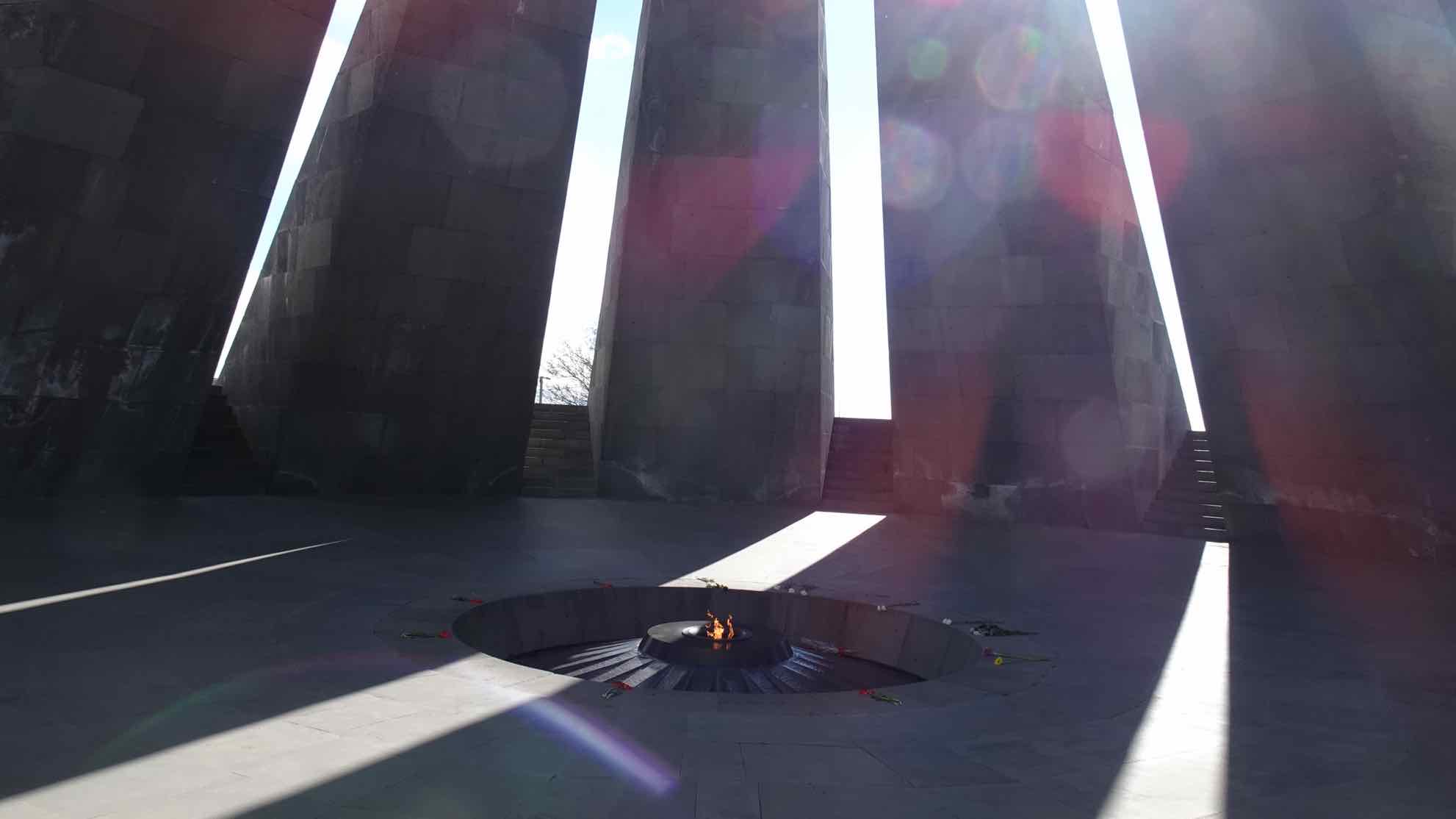 Jerewan, Gedenkstätte für den armenischen Genozid in der Türkey.