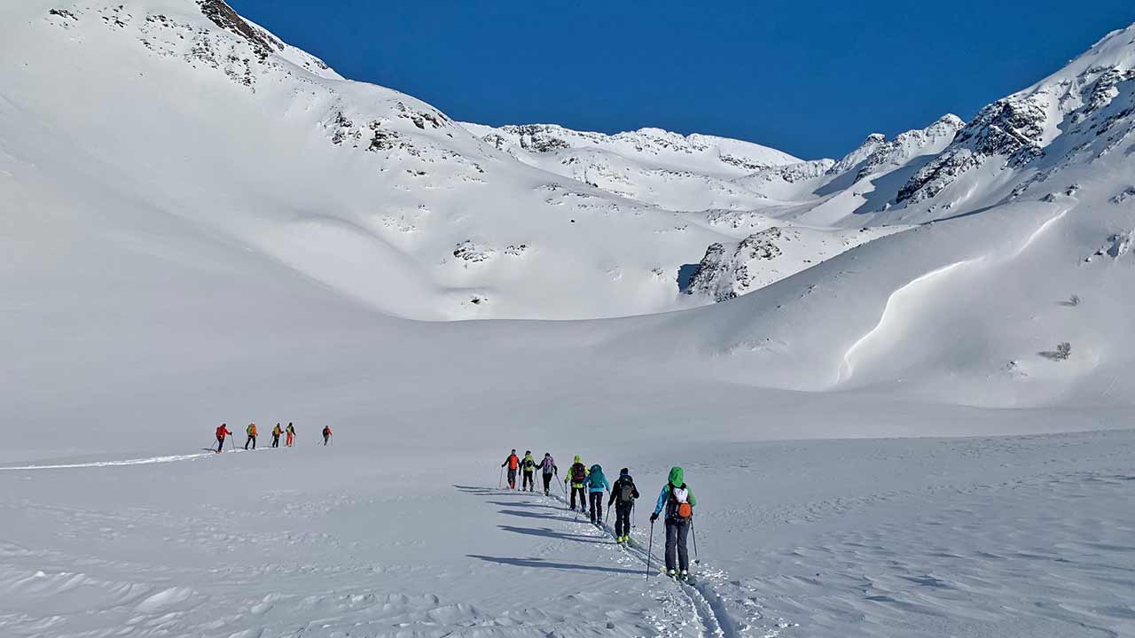 Aufstieg im Jokelfjord