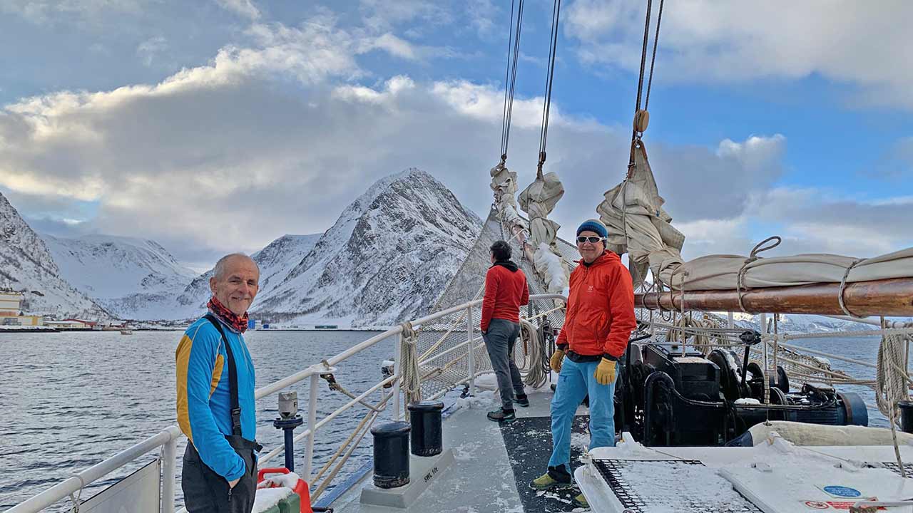 An Bord der Rembrandt van Rijn