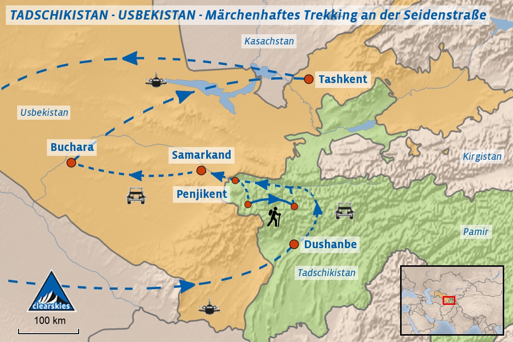 Reise Tadschikistan Usbekistan